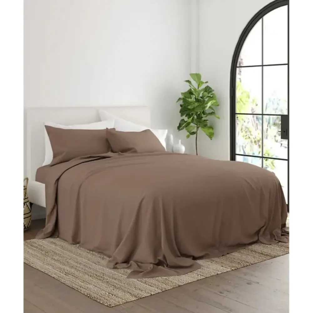 ienjoy Home Style Simplified 4-Pc. Sheet Set, Queen